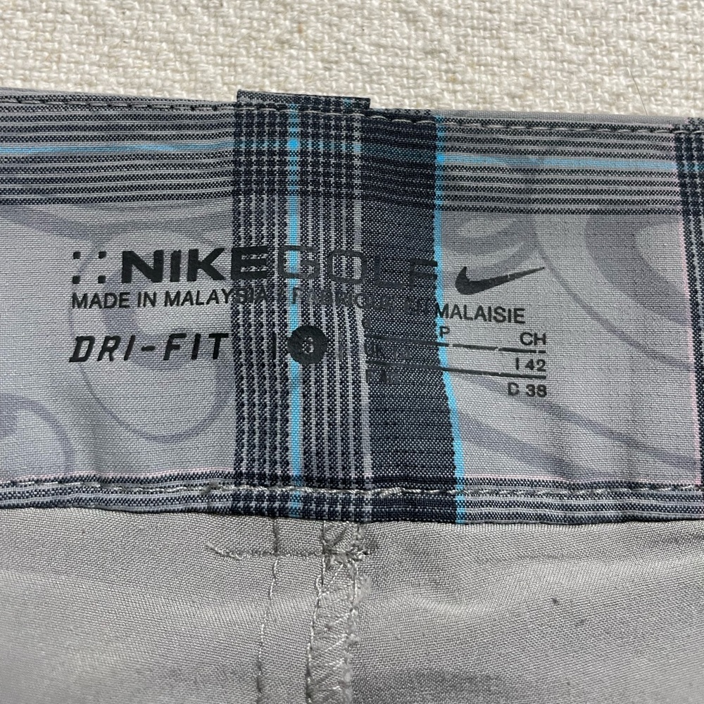 Nike Golf Dri-Fit Grey Blue Plaid Skort Skirt 6 - Picture 3 of 7
